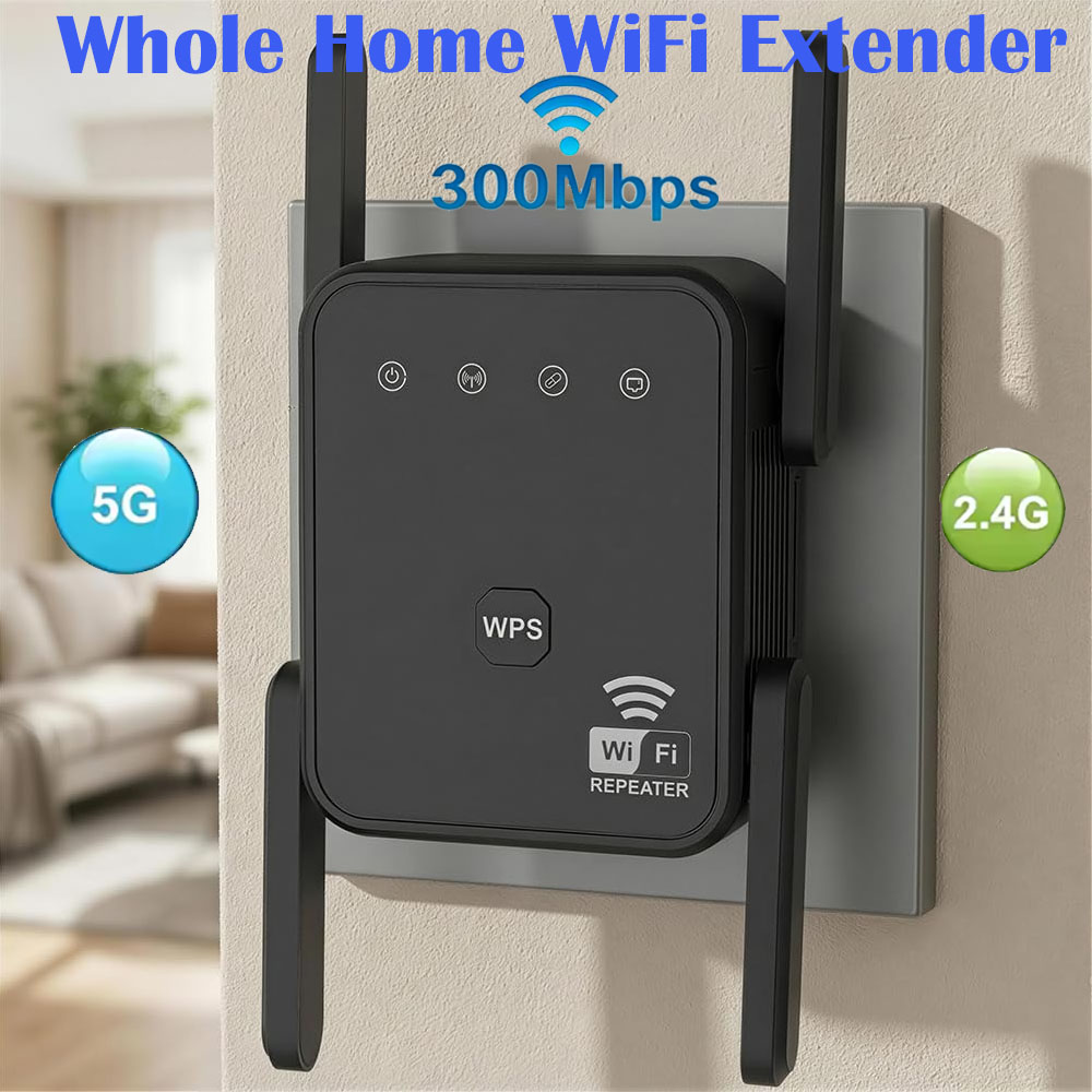 Home Improvement Hardware - Novo Repetidor WiFi 2026 300Mbps 2.4GHz