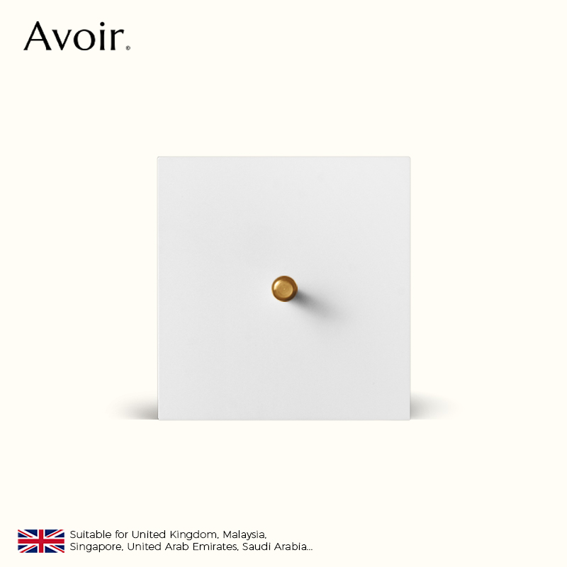 Home Improvement Uk - Interruptores de Alavanca Brancos Foscos Avoir