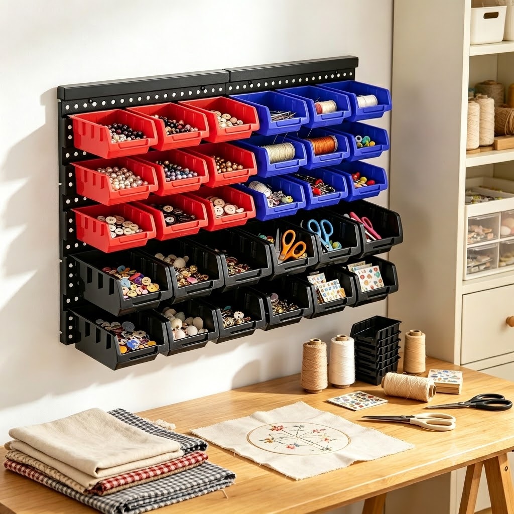 Home Improvement Binford Tools - Organizador de Armazenamento de Parede com