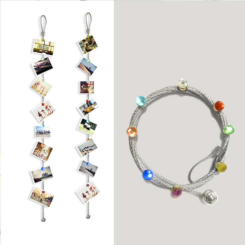Picture Hanging Strip - Prata Photo Frame Corda para Picture