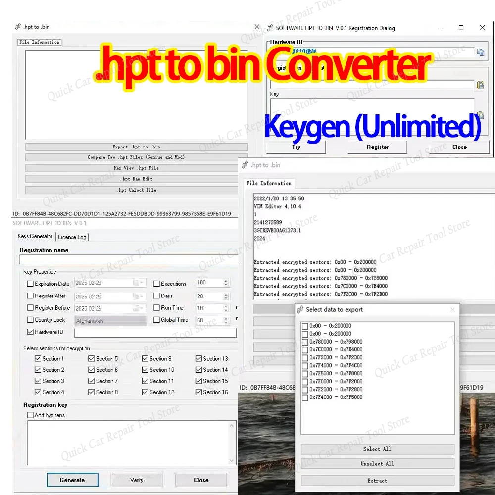 Conversor hpt para bin com key - Home Improvement Binford Tools avaliação e preço