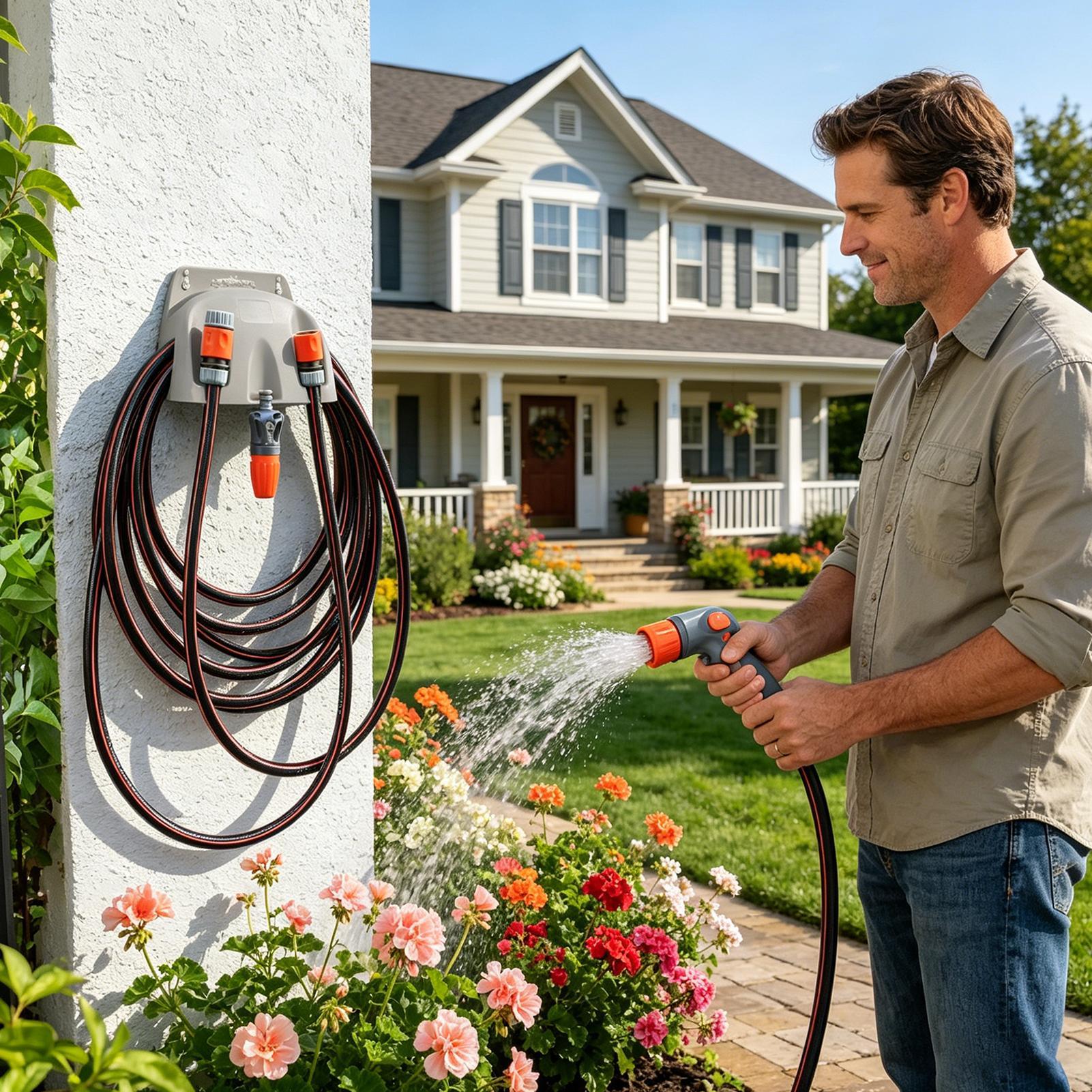 Suporte de parede para manguei - Home Improvement House avaliação e preço