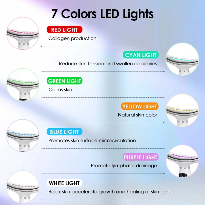 7 cores luzes led rosto pescoç - Home Improvement Loan avaliação e preço