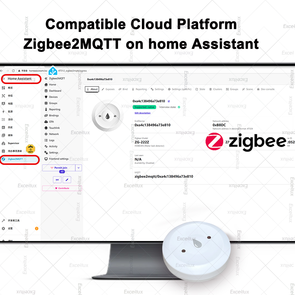 Zigbee detector de água sensor - Home Improvement Hardware avaliação e preço