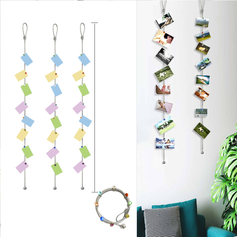 Prata Photo Frame Corda para P - Picture Hanging Strip avaliação e preço