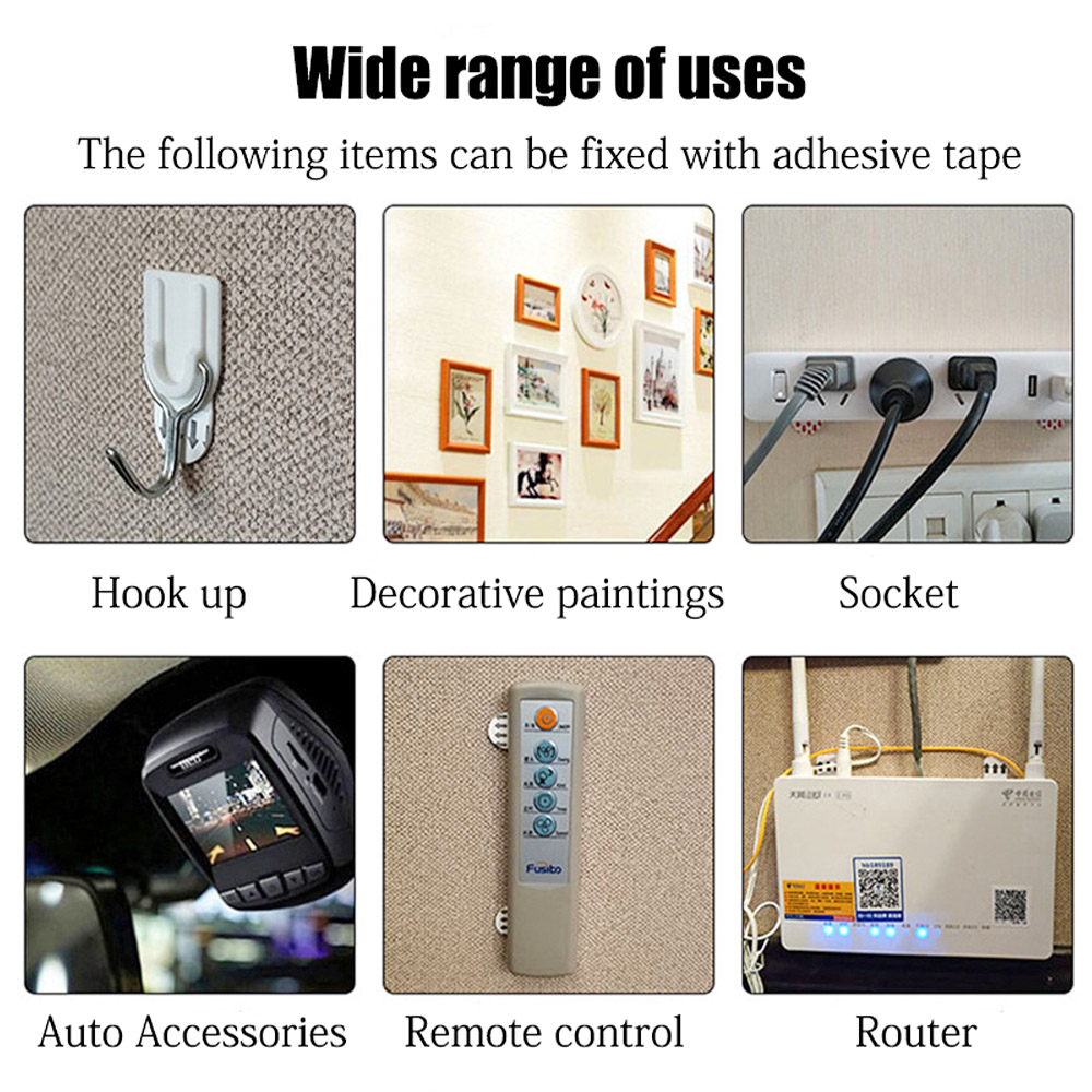 10 pçs dupla face auto-adesivo - Picture Hanging Strip avaliação e preço