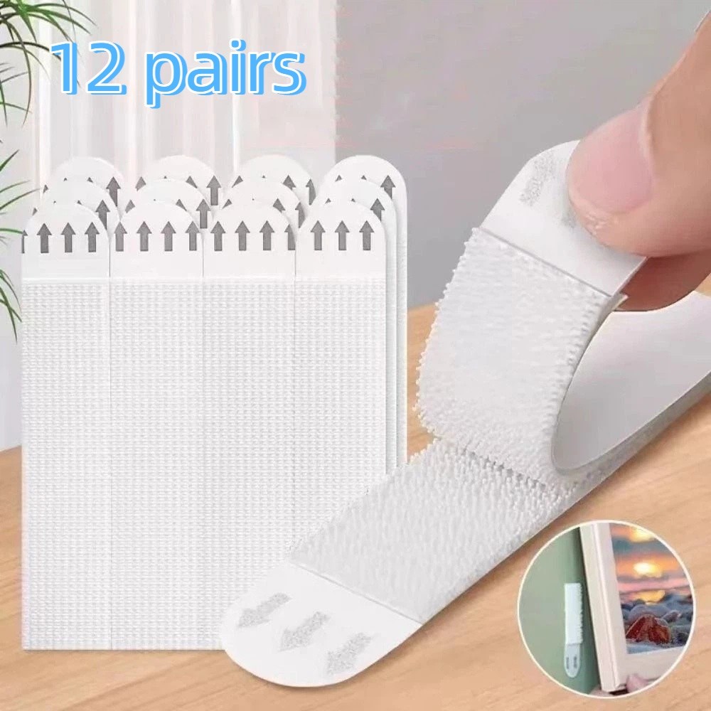 12 Pares de Fitas Adesivas Bra - Picture Hanging Strip avaliação e preço