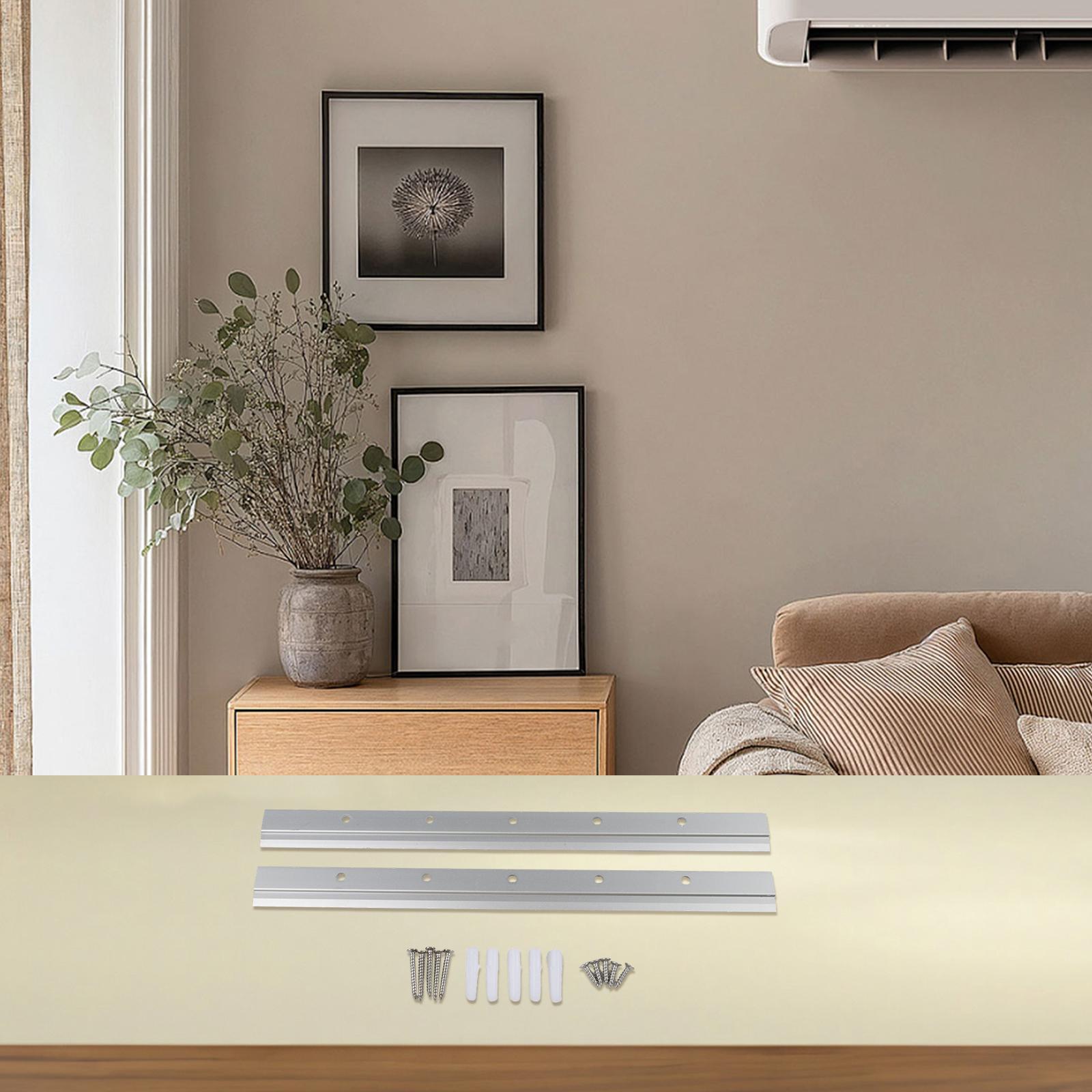 2 peças de suporte de parede e - Picture Hanging Strip avaliação e preço
